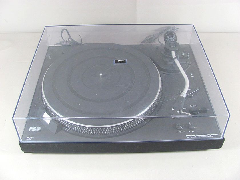 MCS Modular Component Systems Direct Drive Automatic Turntable Model 