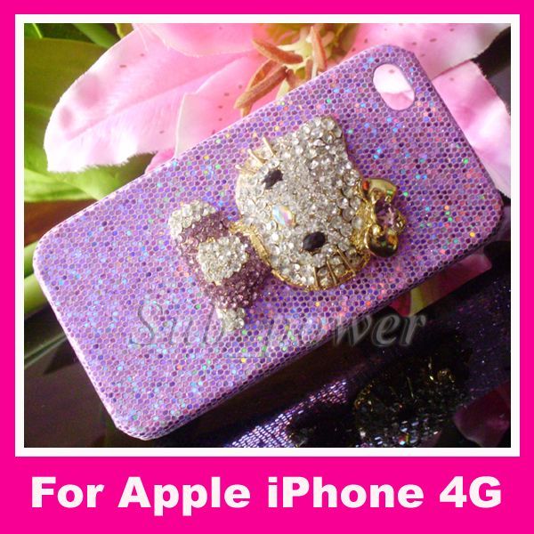   Hello Kitty Bling Crystal Case cover for iPhone 4 4G 4s B11  