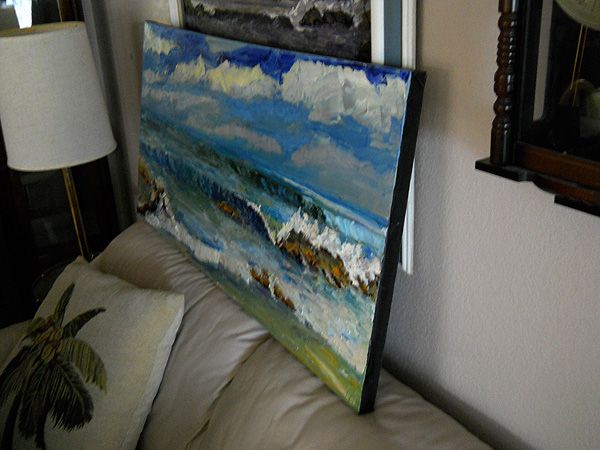 SHORELINE Original Pacific Seascape Oil Ocean Painting  