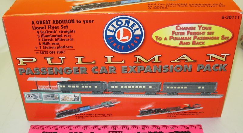 New Lionel 6 30111 Pullman Passenger Expansion pack  