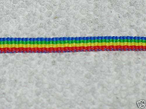 CM RAINBOW STRIPE Ribbon for Halters, Model Horse Tack  