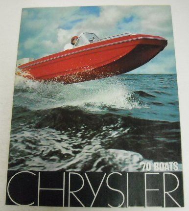 Chrysler 1970 Boats Sales Brochure  