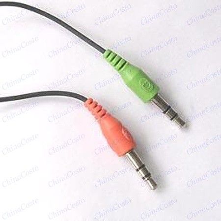   PC Laptop Skype Single Side Headset Earphone Mic with 3.5 mm plug NEW