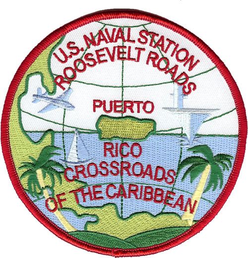 US Navy Roosevelt Roads Naval Air Station PR. Patch  