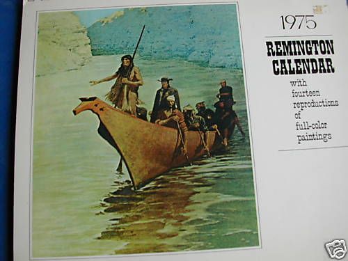 Fredrick Remington Calendar (Rand McNally) Old West  