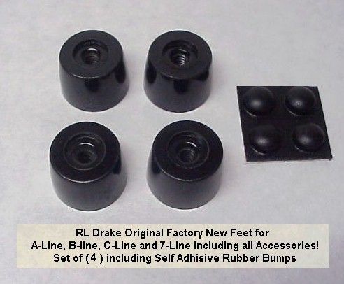 RL Drake Original Feet for all Radios & Accessories (4)  