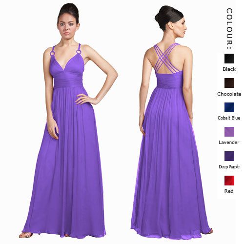 Triple Spaghetti Formal Evening Gown Dresses AU 6~22  