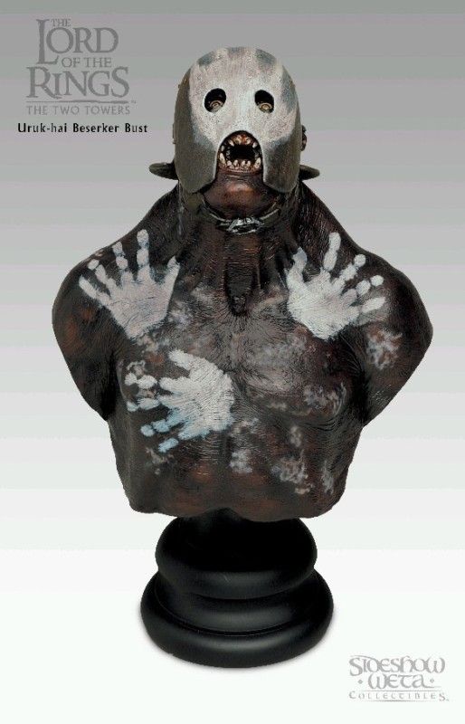 Sideshow Uruk hai Berserker Polystone Bust  