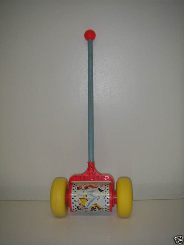 Fisher Price Musical Toy Melody Push Chime #757 1967 79  