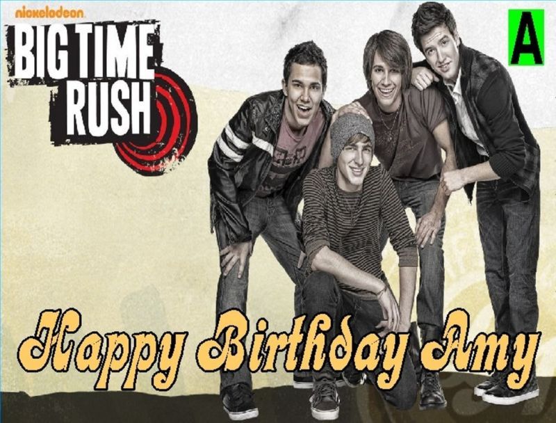 Big Time Rush Custom Cake Topper 8 styles  