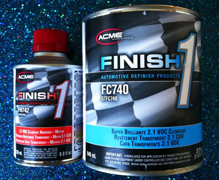 Quart KIT Finish 1 Clear Coat Finish1 FC740 and FH742  