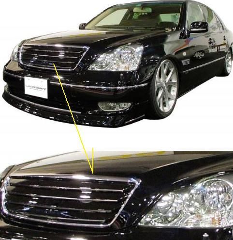 LEXUS LS430 ZENKI CUSTOM GRILLE JDM VIP 2001 2002 2003  