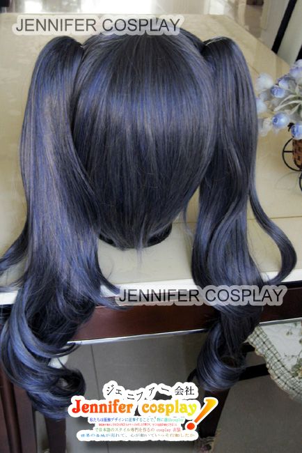 Black Butler Ciel Cosplay Wig Costume 2Clip + Wig  