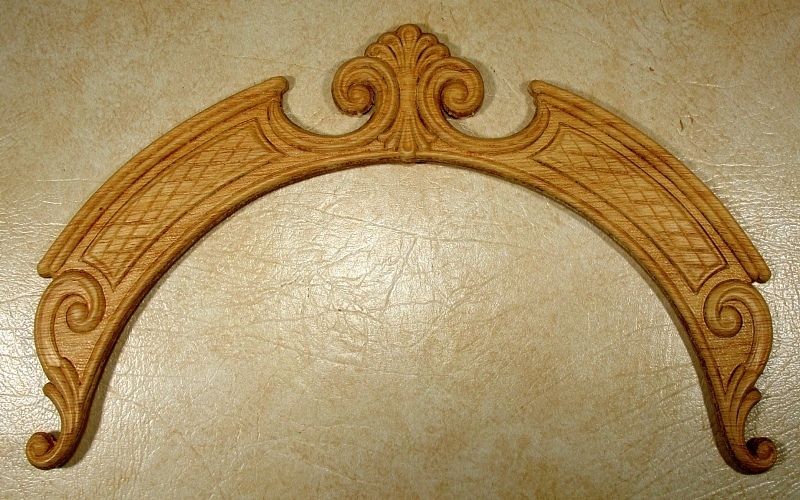 EMBOSSED WOOD APPLIQUE / ONLAY # 697 9 7/8 X 16 3/8  