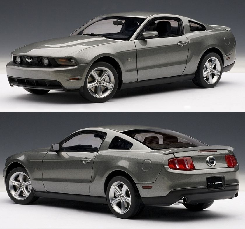 AUTOART 72911 118 2010 FORD MUSTANG GT STERLING GREY METALLIC DIECAST 