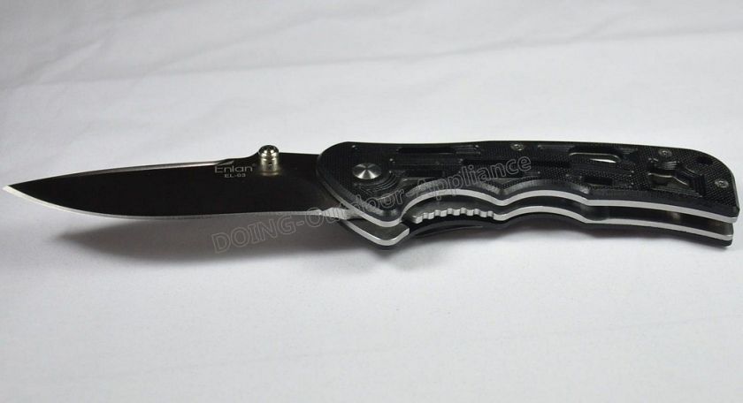 New Enlan Liner Lock Folding Knife EL 03A  