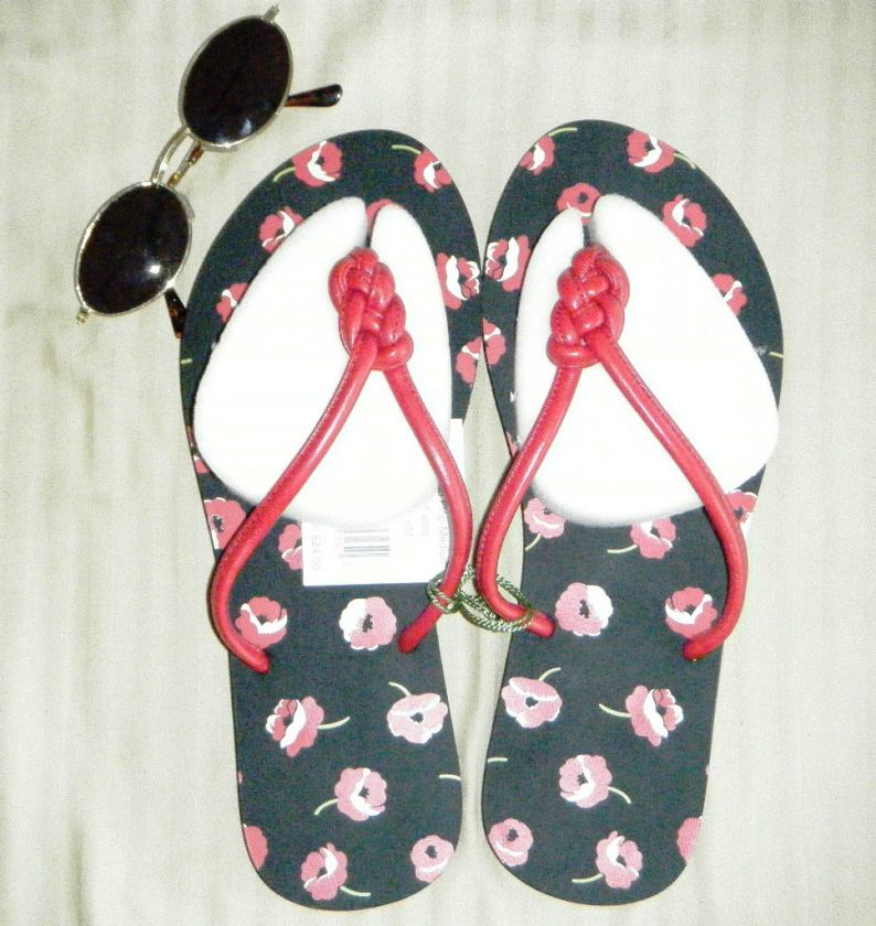   Bradley Flip Flop Poppy Fields NWT choose your size Limited Edition