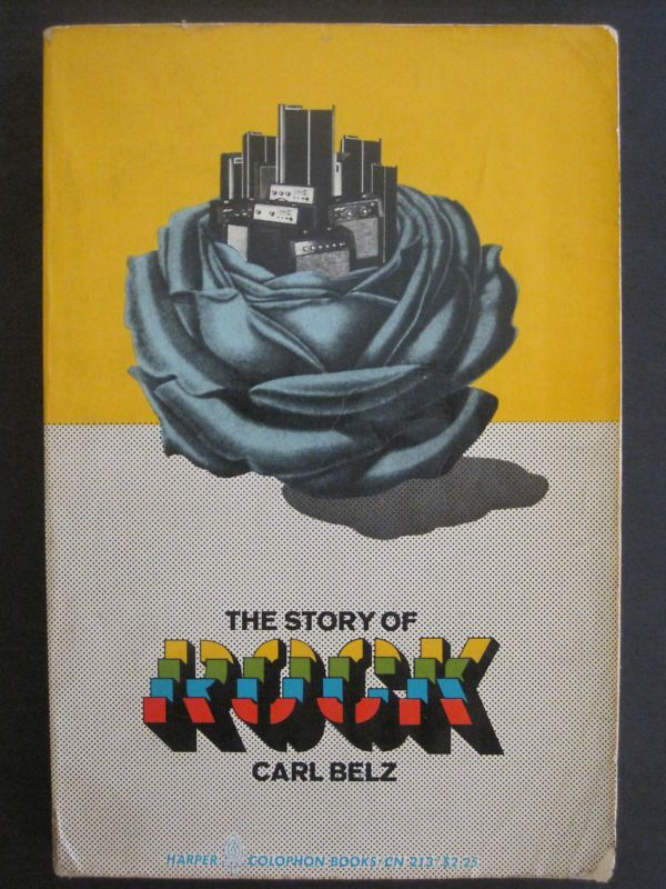 THE STORY OF ROCK CARL BELZ 1st EDITION 1971 PB PHOTOS  