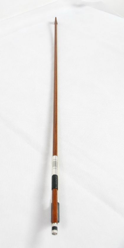 STERLING SILVER Pernambuco Violin Bow #G904 Parisian Eye  