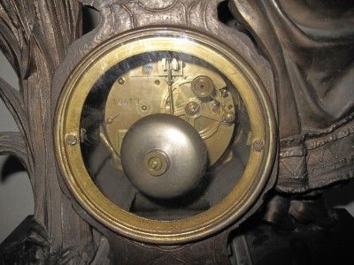 Antique French Figural Clock Set Of Candelabras 1880s  