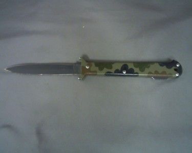 VINTAGE ROMO J 347 CAMO FOLDING KNIFE (10841B29)  