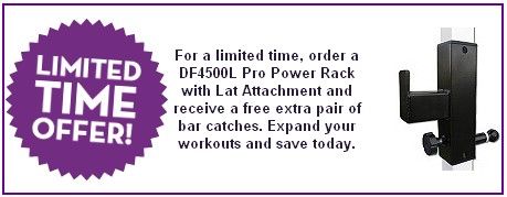 NEW* DF4500 Pro Power Rack by Deltech Fitness  