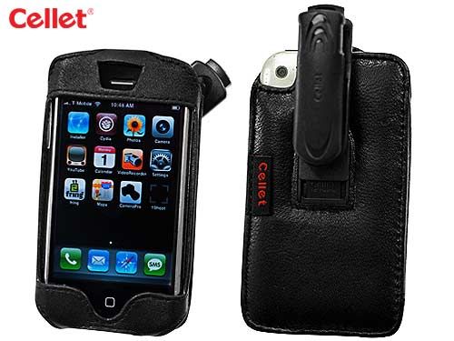   Apple iPhone Elite Leather Case with Cellet Swivel Clip   LIPHONEE