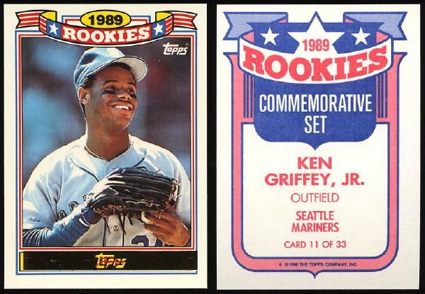 1989 Topps Rookies Ken Griffey Jr.Test Strip Error #11  