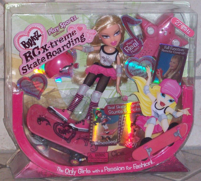 BRATZ X TREME SKATE BOARDING R C COLE 27 MHZ RARE  