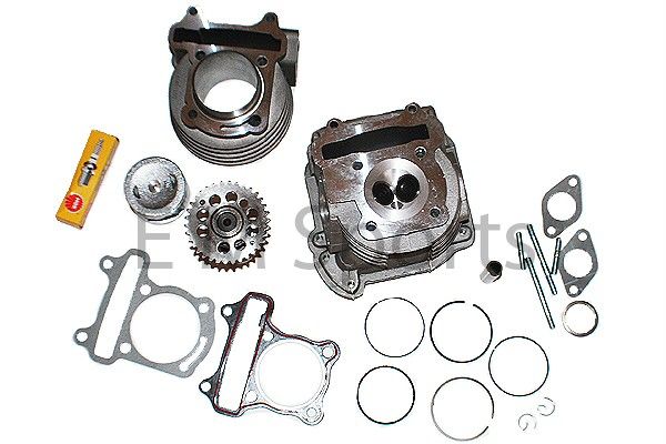 Gy6 Gas Scooter Moped Engine Motor Big Bore Kit 82cc Change from 50cc 