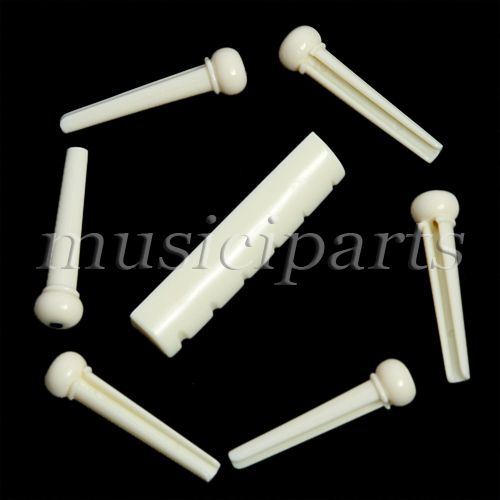 Acoustic Guitar Bridge Pins & saddle & Nut  