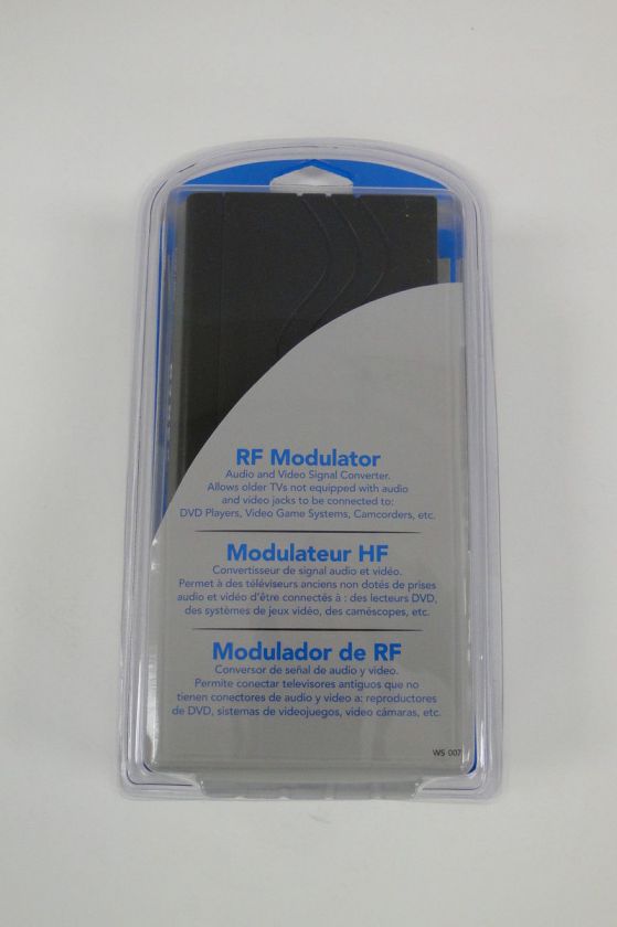   RF Modulator WS 007  A/V Signal Converter   FACTORY SEALED  