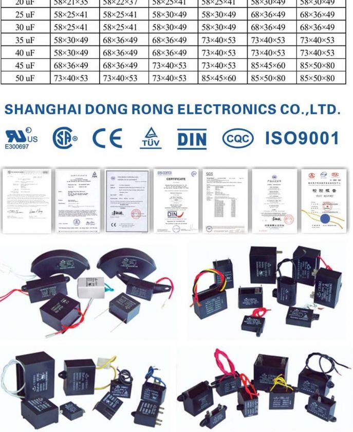    Moon CBB61 28uF 450VAC 50/60 Hz Generator Capacitor UL Listed  