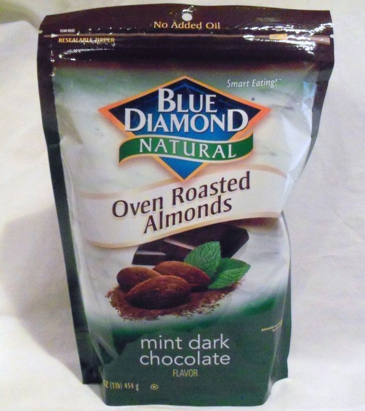 Blue Diamond Mint Dark Chocolate Oven Roasted Almonds  