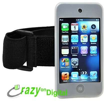 Clear Skin Case Armband for Apple iPod Touch iTouch 4G  