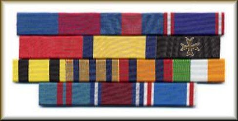 ROBERT BADEN POWELL   HIS MILITARY MEDAL RIBBON SET  