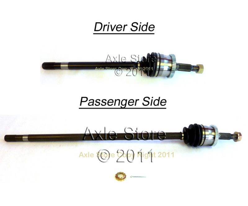 New CV Axles Driveshafts with QD DC 25024A DC 25025A  