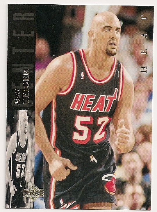 1993 94 Upper Deck SE #135 Matt Geiger   Heat  