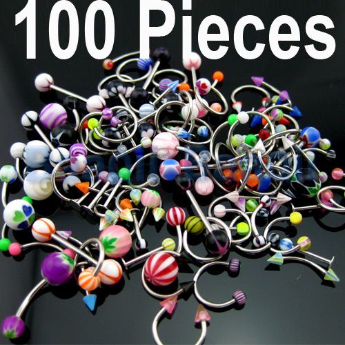   Premium 316L Tongue Bars Belly Rings Wholesale Body Jewellery  