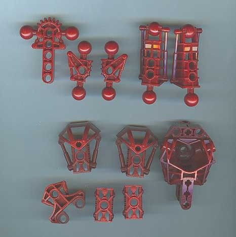 Used Lego Bionicle Metru Nui Vakama Liftarm Armor 8601  