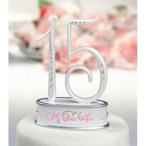 Mis Quince Anos 15th Birthday Cake Toppers Caketop  