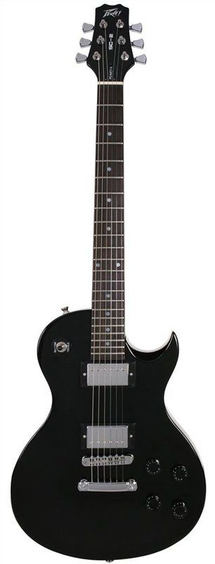 Peavey SC 2 Single Cut two pickup HP Electric Guitar Black  