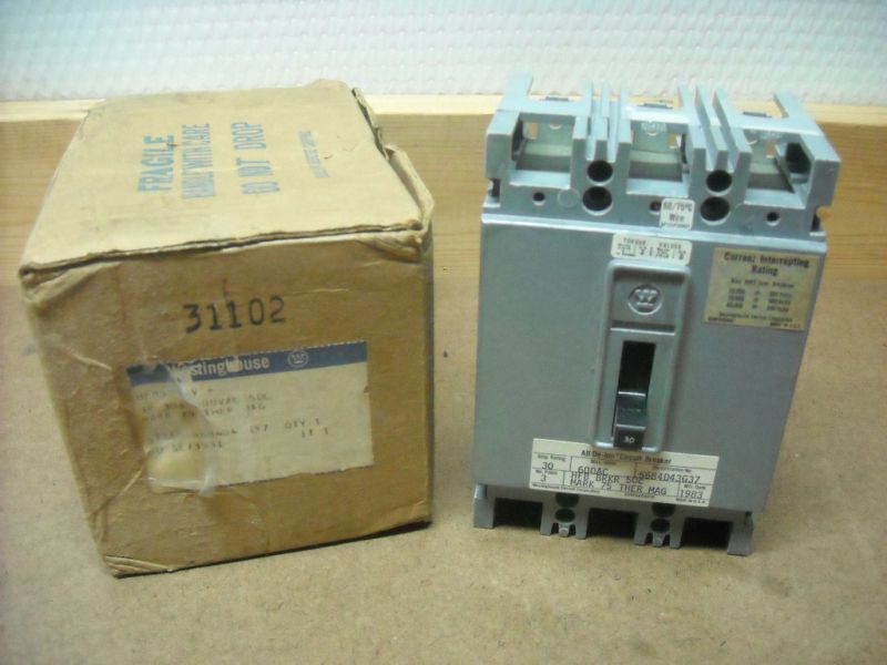 NEW Westinghouse HFB3030V Circuit Breaker  