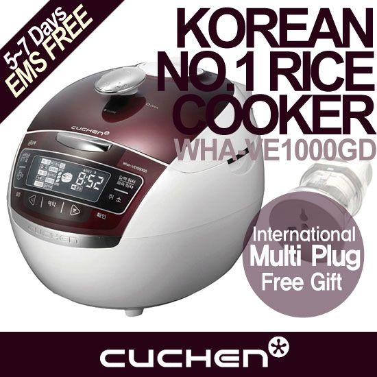 Cuchen Korea Premium Rice Cooker 10 cup Warmer VE1000GD  