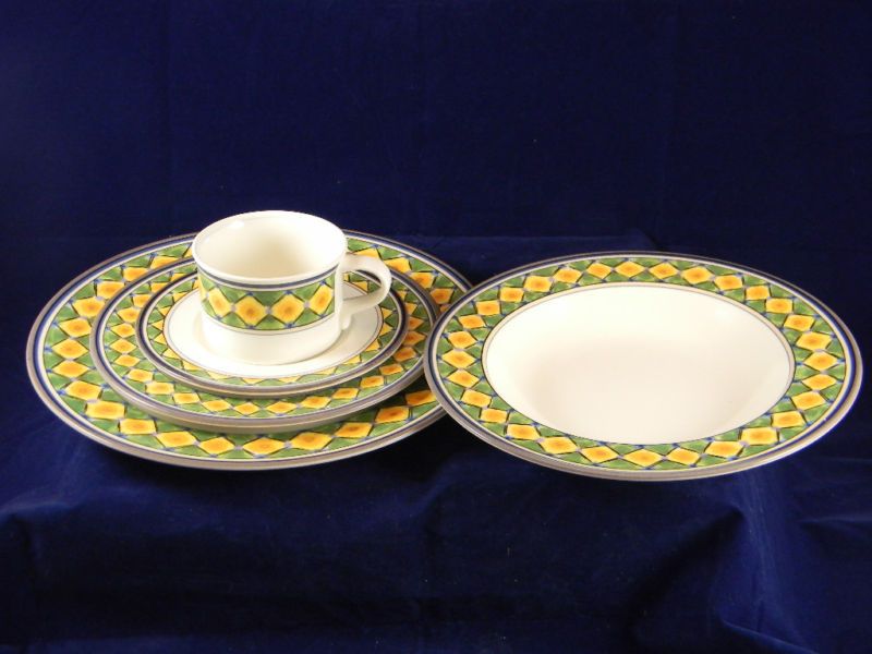 PC MIKASA INTAGLIO LISBOA DINNERWARE SVC FOR 1 CAC65  