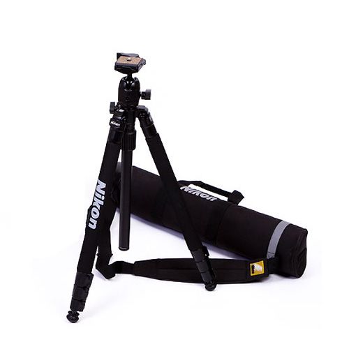 NIKON DSLR SLR CAMERA TRIPOD 65 + Ball Head + Bag  