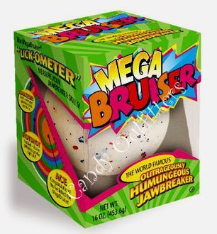   1LBS MEGABRUISERS EXTREME CANDY   3 BOXED LARGE HARD CANDIES  