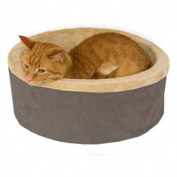 THERMO KITTY BED K&H3193 HEATED CAT BED IN MOCHA 6 55199 03193 1 