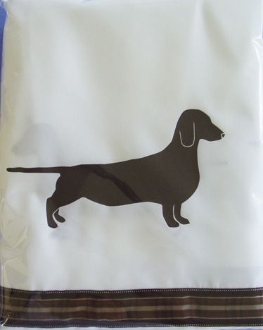 Dachshund Doxie Dog Shower Curtain  