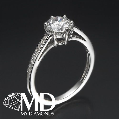 35 CARAT CERTIFIED ROUND CUT DIAMOND SOLITAIRE ENGAGEMENT 14K RING 